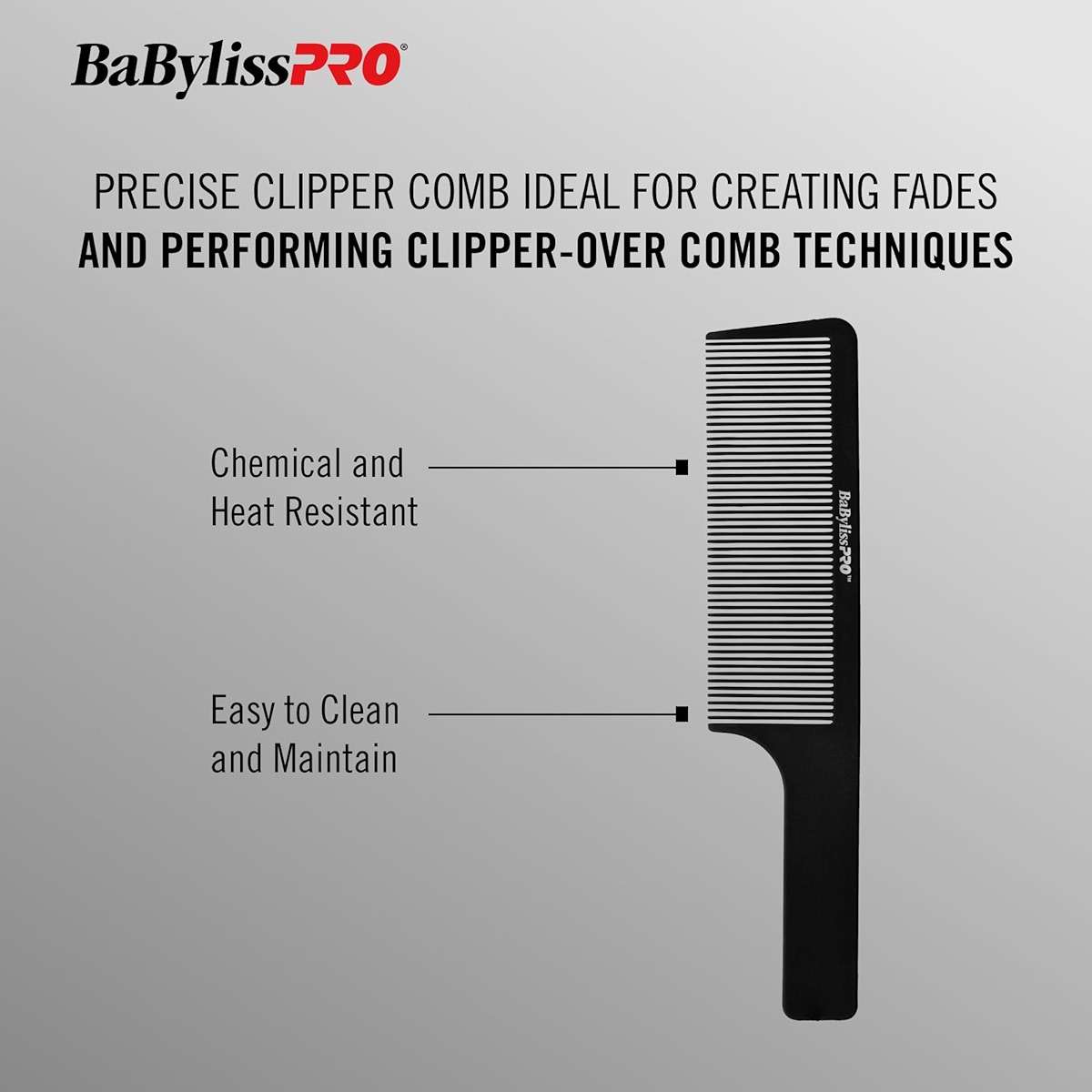 BaBylissPRO Barberology 9 Inch Clipper Comb - Image 2
