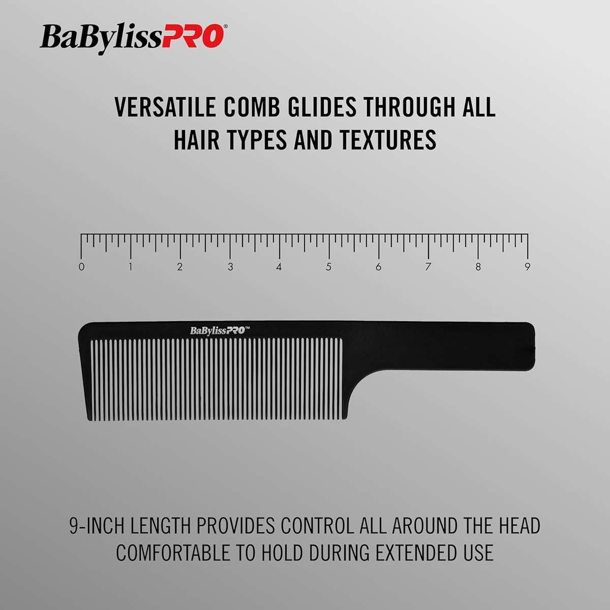 BaBylissPRO Barberology 9 Inch Clipper Comb - Image 3