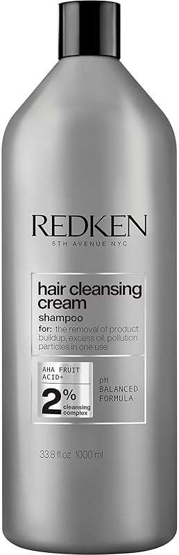 Redken Detox Hair Cleansing Cream Clarifying Shampoo For All Hair Types - Removes Buildup and Strengthens Hair Cuticle - Image 1