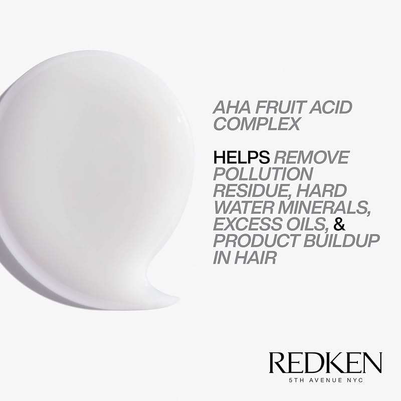 Redken Detox Hair Cleansing Cream Clarifying Shampoo For All Hair Types - Removes Buildup and Strengthens Hair Cuticle - Image 6