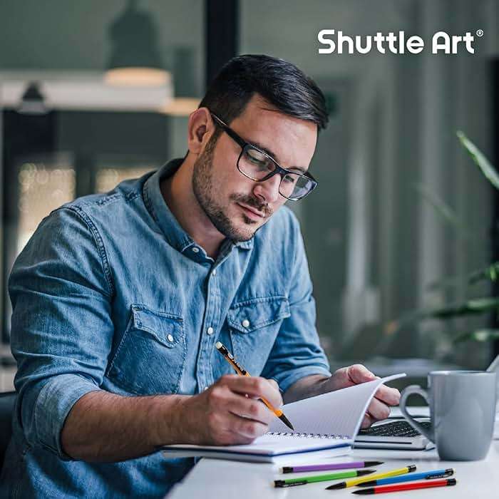 Shuttle Art Mechanical Pencils, 210 Pack Bulk Mechanical Pencils 0.7mm Medium Point, HB #2 Lead, Assorted Barrels, Office School Supplies - Image 7