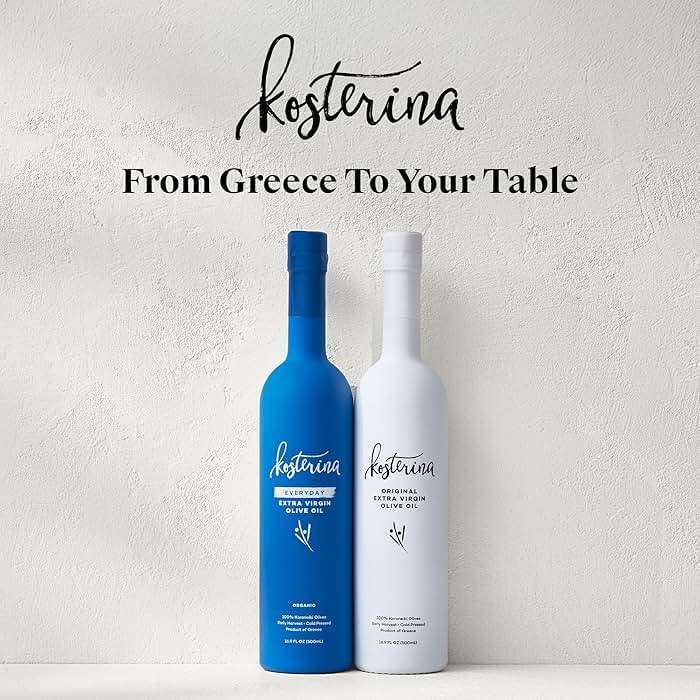 Kosterina Original Extra Virgin Olive Oil | Polyphenol Rich Greek Olive Oil, Cold-Pressed EVOO, Early Harvest Koroneiki Olives | High Antioxidant Natural Superfood | Harvested in Greece (16.9 oz) - Image 7