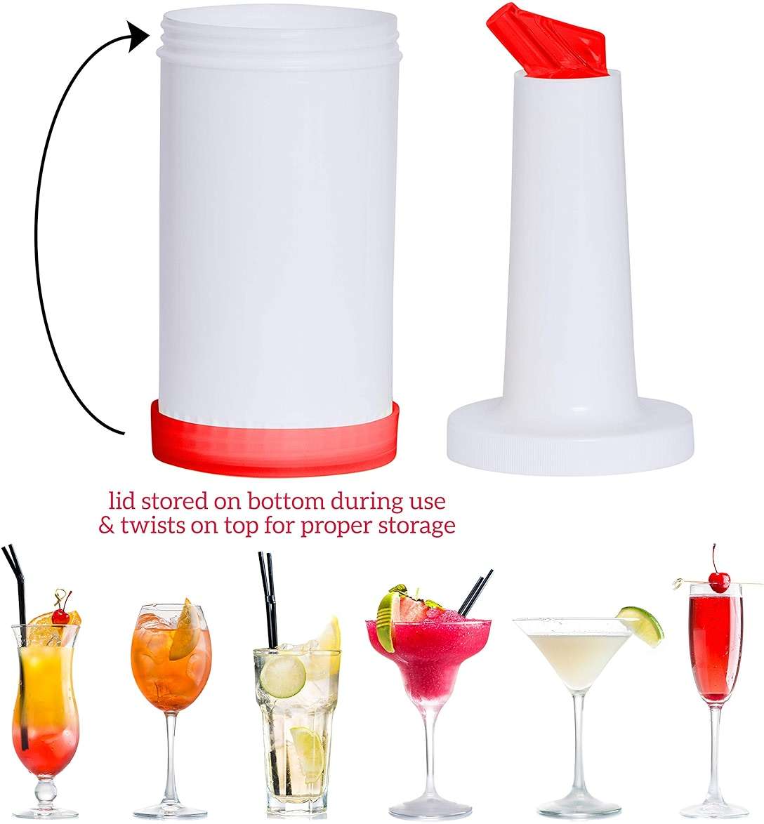 Bar Juice Pourer Store And Pour Containers Pour Bottles Drink Bartender Bottle Bottles Bartending Accessories,Tools,Supplies Pour Spouts Equipment Alcohol,Liquor Dispenser Mimosa, Speed(Combo pack 4) - Image 6