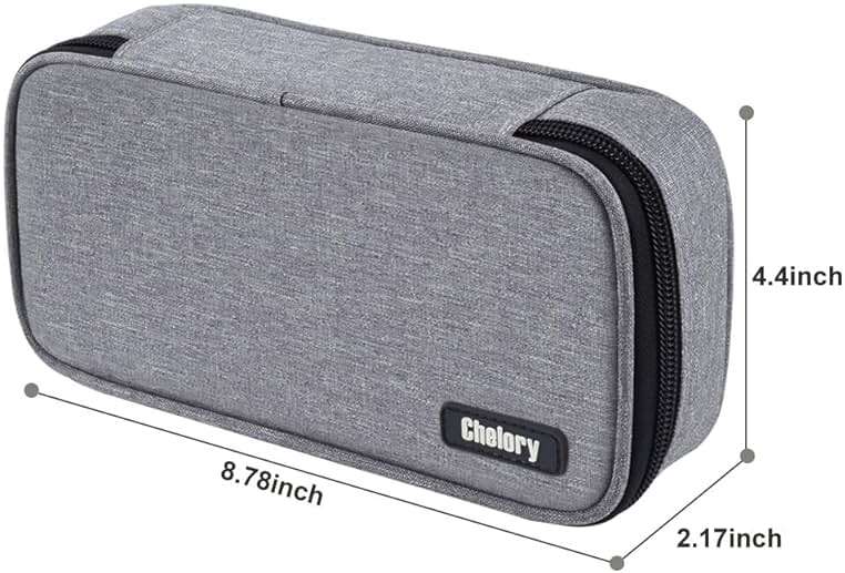 Chelory Big Capacity Pencil Case Large Pencil Bag Pouch Pen Case Pencil Marker Holder Stationery Storage Makeup Bag for Office Supplies Adults - Image 5