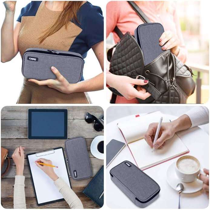 Chelory Big Capacity Pencil Case Large Pencil Bag Pouch Pen Case Pencil Marker Holder Stationery Storage Makeup Bag for Office Supplies Adults - Image 6