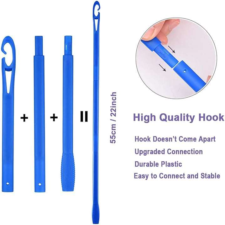 40pcs Heatless Spiral Hair Curlers for Long Hair - Heatless Curls Overnight 22inch Magic Hair Rollers No Heat Curlers for Women Kids - Image 5