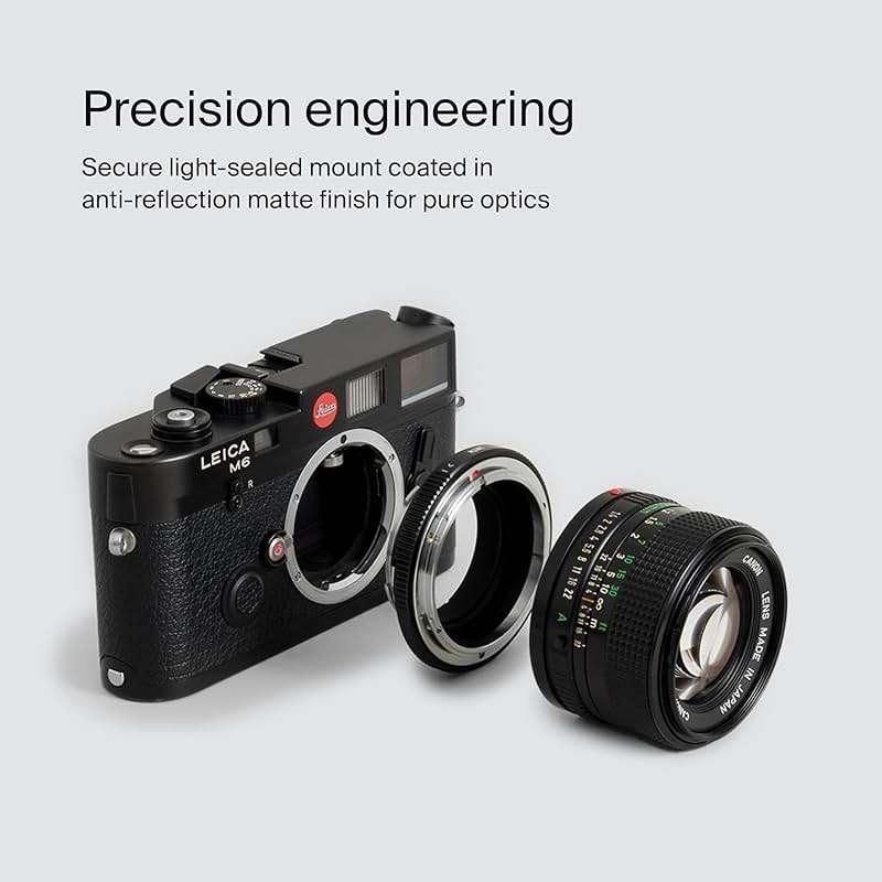 Urth Lens Mount Adapter: Compatible with Canon FD Lens to Leica M Camera Body - Image 4