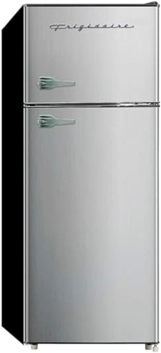Frigidaire, 2 Door Apartment Size Refrigerator/Freezer Combo, 7.5 cu ft, Platinum Series, Stainless, 23" D x 21.5" W x 55.5" H - Product Image