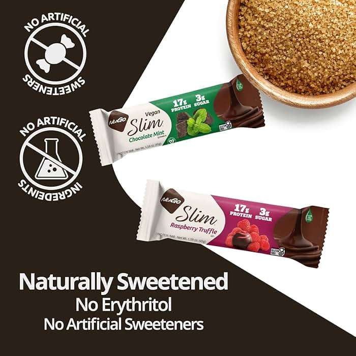 Nugo Slim Dark Chocolate Crunchy Peanut Butter, 16g Vegan Protein, 3g Sugar, 7g Fiber, Low Net Carb, Keto Friendly, Gluten Free, 24 Count - Image 6