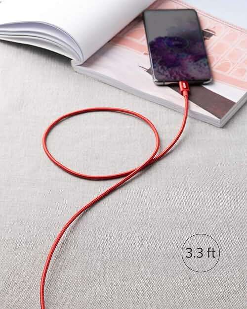Anker USB C to USB C Cable, Type-C 60W Fast Charging Cable (3.3 FT, 2Pack) for iPhone 17 Series, iPad mini 6 and More (Red) - Image 7