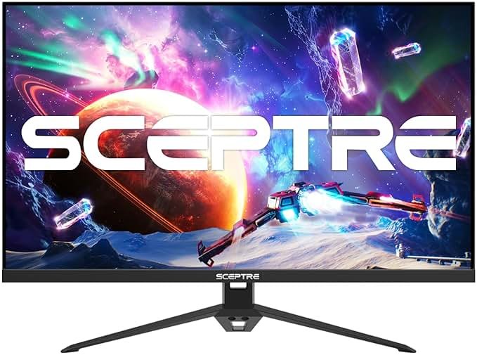Sceptre IPS 24” Gaming Monitor 165Hz 144Hz Full HD (1920 x 1080) FreeSync Eye Care FPS RTS DisplayPort HDMI Build-in Speakers, Machine Black 2020 (E248B-FPT168),IPS 24" 165Hz - Product Image