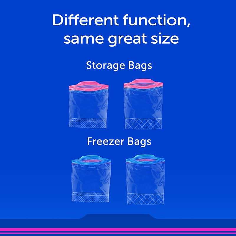 Ziploc Quart Food Storage Freezer Bags, Grip 'n Seal Technology for Easier Grip, Open, and Close, 100 Count - Image 8
