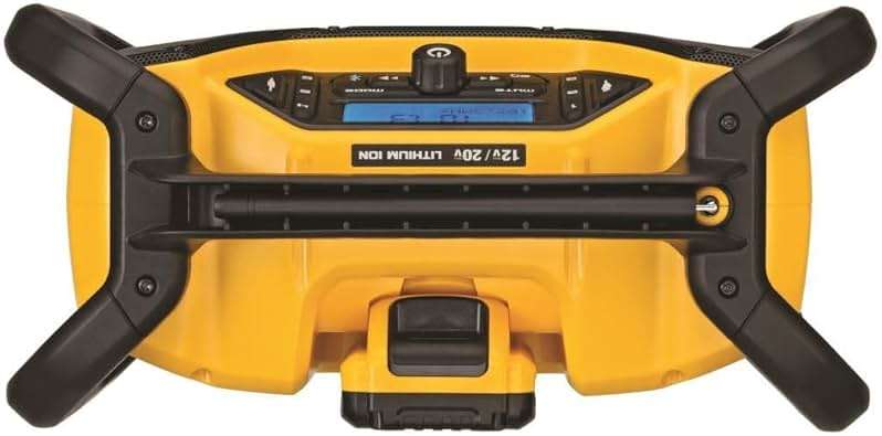 DEWALT 12V/20V MAX Portable Bluetooth Radio, Cordless, 100 ft Range, 3.5” Subwoofers, Jobsite (DCR028B) - Image 6