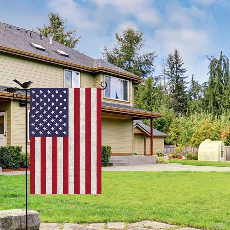 American Garden Flag USA Independent Day 4th of July Celebrate Burlap Double Sided Outdoor Yard Decorations 12.5 x 18 Inch - Image 2