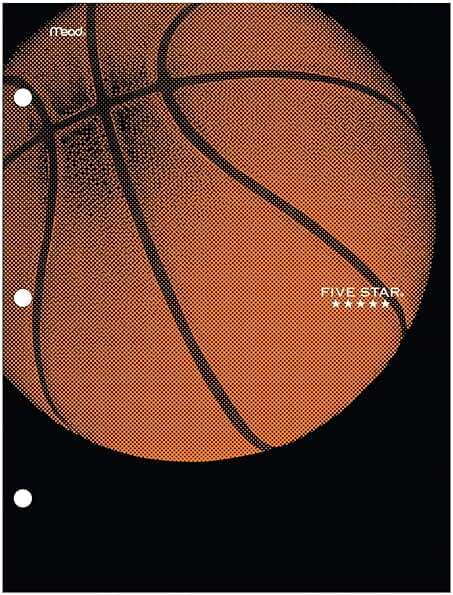 Five Star Folder, 4 Pocket, Water-Resistant Paper Folder, Assorted Sports Designs, Design Selected for You, 1 Count (33176) - Image 7
