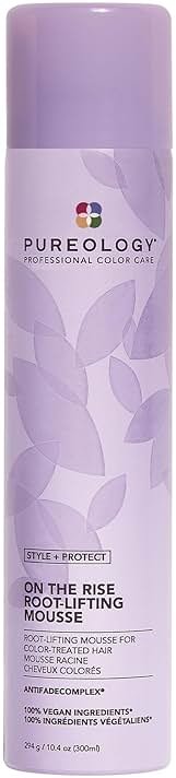 Pureology Style + Protect On The Rise Root Lifting Mousse For Flat and Color-Treated Hair - Provides Medium Control and Volume, Sulfate-Free and Vegan - Product Image