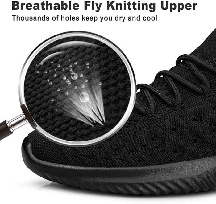 Feethit Mens Slip On Walking Shoes Lightweight Breathable Non Slip Running Shoes Comfortable Fashion Sneakers for Men - Image 3