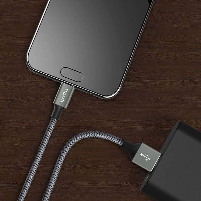 etguuds USB to USB C Cable 3ft, 2-Pack USB A to Type C Charger Cord Fast Charging for Samsung Galaxy A17 A16 A15 A26 A36 A56, S25 S24 S23 S22 S21 S20 S10 Note 20, for iPhone 17 16 15, Moto, Gray - Image 7