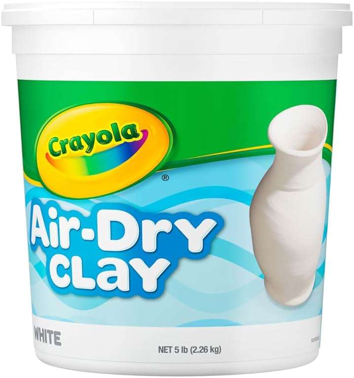 Crayola Air Dry Clay (5lbs), Teacher Supplies, Natural White Modeling Clay for Kids, Sculpting Material, Bulk Craft Supplies for Art Classrooms - Image 3