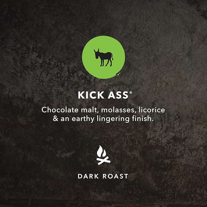 Kicking Horse Coffee Kick Ass, Dark Roast, Whole Bean, Certified Organic, Fairtrade, Kosher, Black, 1 Kg, Pack of 6 - Image 3