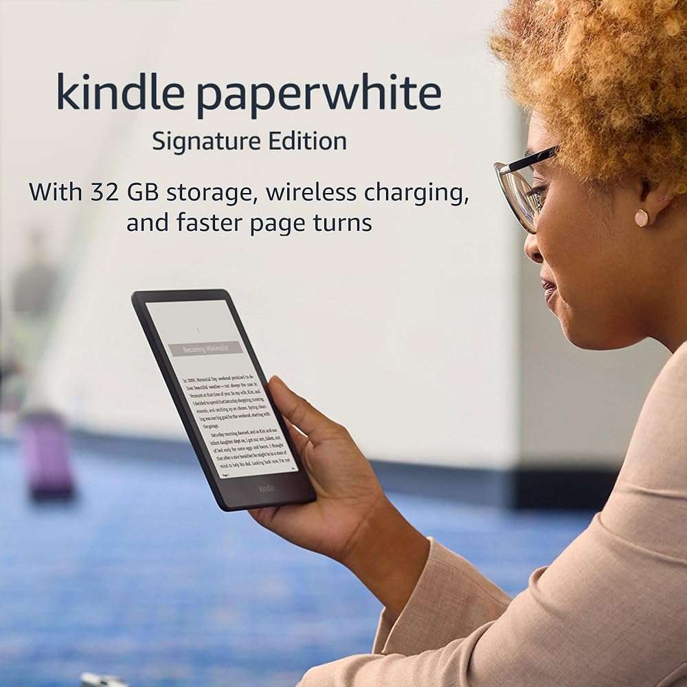 Amazon Kindle Paperwhite Signature Edition (32 GB) – With auto-adjusting front light, wireless charging, 6.8“ display, and up to 10 weeks of battery life – Without Lockscreen Ads – Black - Image 6