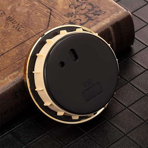 Hicarer 2.8 Inch (70 mm) Gold Quartz Clock Insert with Roman Numeral and Quartz Movement - Image 6