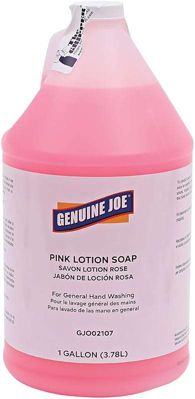 Genuine Joe GJO02107 Pink Lotion Soap - Image 1