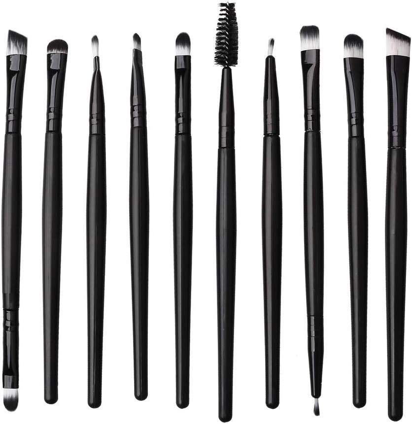 Makeup Brushes ZHIYE Make up Brush Set 20 PCs Professional Face Eyeliner for Foundation Blush Concealer Eyeshadow with Travel Black - Image 4