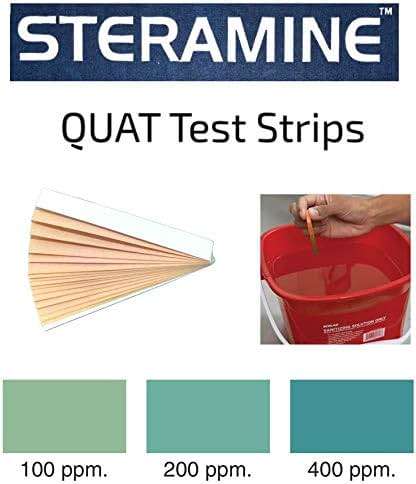 1 Bottle Steramine Sanitizer Tablets w/15x QT-10 Test Strips - Multi Purpose Steramine Sanitizing Tablets for Food Contact Surface, Kitchen, Restaurant, Food Service by FryOilSaver (150 Count) - Image 4