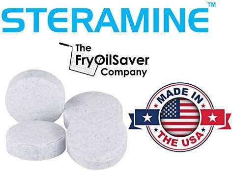 1 Bottle Steramine Sanitizer Tablets w/15x QT-10 Test Strips - Multi Purpose Steramine Sanitizing Tablets for Food Contact Surface, Kitchen, Restaurant, Food Service by FryOilSaver (150 Count) - Image 6