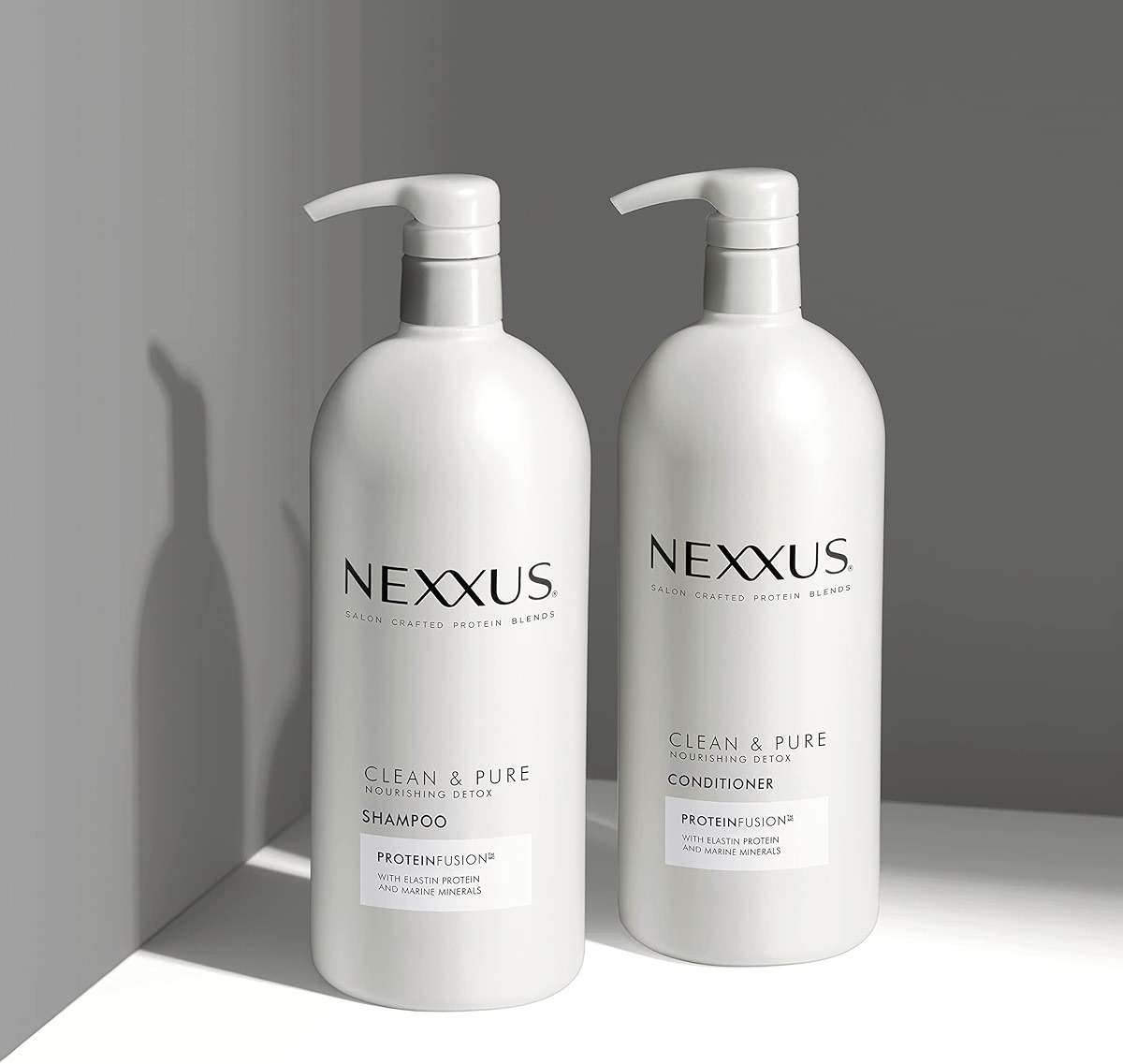 Nexxus Clean and Pure Clarifying Shampoo and Conditioner 2-Pack With ProteinFusion, for Nourished Hair Paraben Free 33.8 oz - Image 6