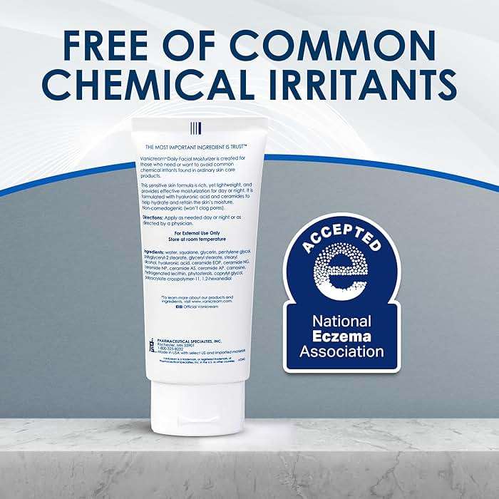 Vanicream Daily Facial Moisturizer With Ceramides and Hyaluronic Acid - Formulated Without Common Irritants for Those with Sensitive Skin, 3 fl oz (Pack of 1) - Image 8