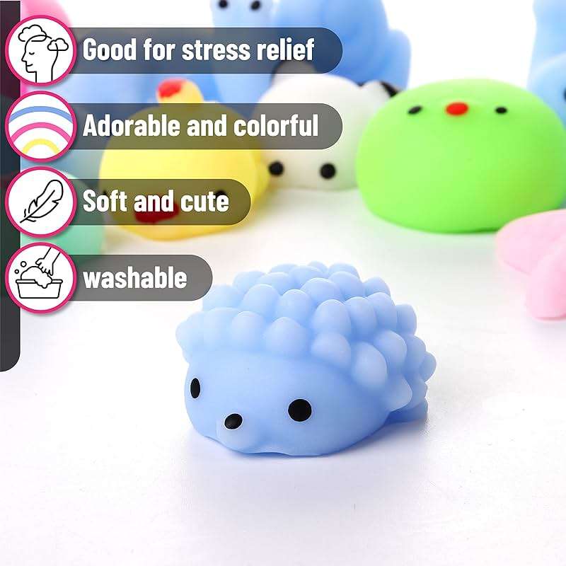 Mr. Pen- Squishy Toys, 12 Pack, Squishies, Squishy, Squishes for Kids, Squishy Toy, Squishy Pack, Squishes, Squishy Animals, Stress Relief Toy, Mini Squishes, Small Toys for Kids - Image 5