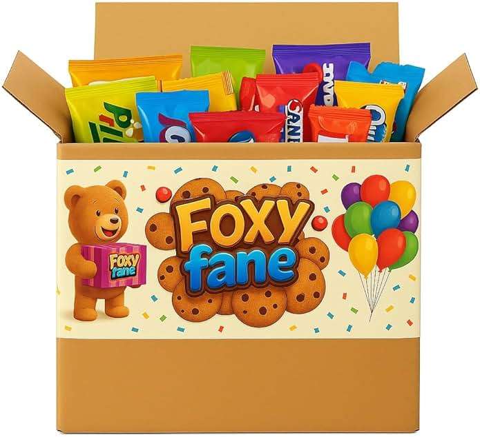 Foxy Fane 60-Count Healthy Snack Box Care Package, Variety Pack of 60 Individually Wrapped Sweet and Savory Snacks, Assorted Gift Basket for Office, College, School, Kids, Family and Friends - Image 5