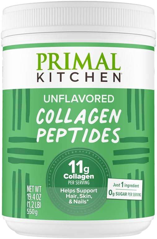 Primal Kitchen Collagen Peptides, Unflavored Collagen Powder, 1.2 Pounds - Image 1
