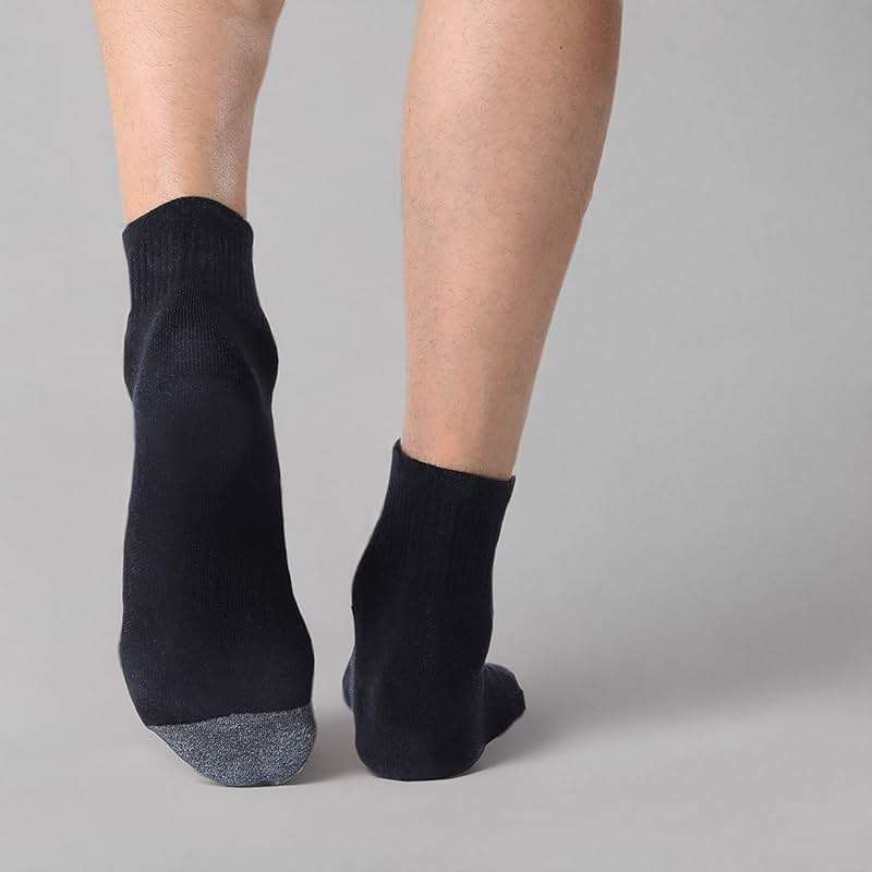 FITRELL 6 Pack Men's Athletic Ankle Socks Cushioned Sports Running Socks 7-9/9-12/12-15 - Image 7