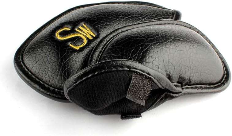 CRAFTSMAN GOLF 12pcs or 1pc Thick Synthetic Leather Golf Iron Head Covers Set Headcover Fit All Brands Callaway Ping Taylormade Cobra Etc. Also Custom Name - Image 3