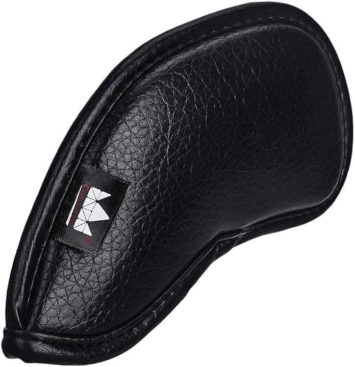 CRAFTSMAN GOLF 12pcs or 1pc Thick Synthetic Leather Golf Iron Head Covers Set Headcover Fit All Brands Callaway Ping Taylormade Cobra Etc. Also Custom Name - Image 4