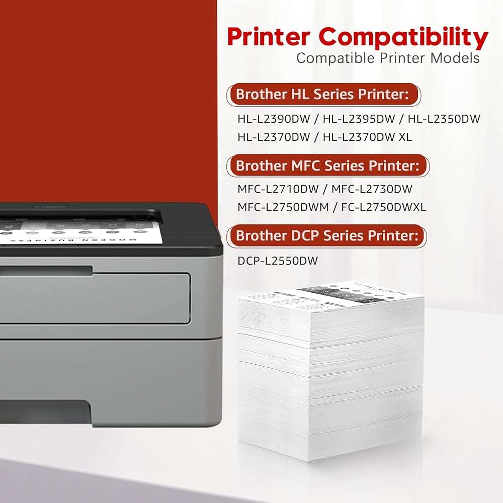 Toner Kingdom Compatible TN760 Toner Cartridge and DR730 Drum for Brother TN760 TN-760 TN730 TN-730 DR730 for Brother HL-l2395dw HL-L2350DW MFC-L2710DW Printer (2 Toners, 1 Drum Unit) - Image 2