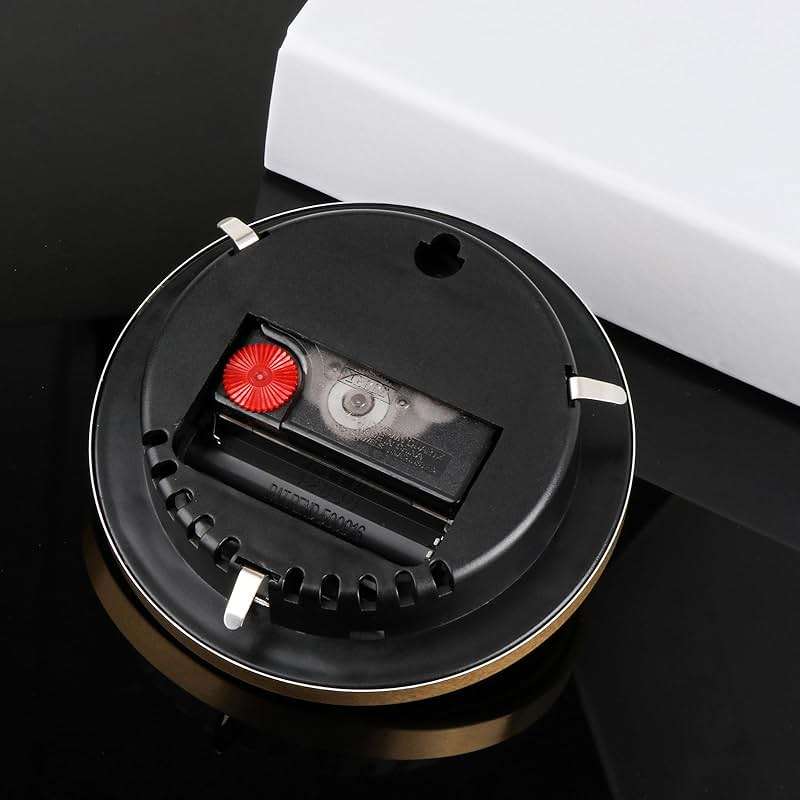 Menolana 4.25 Inch Quartz Clock Insert Battery Powered Gold Roman Numeral DIY Repairs - Image 7
