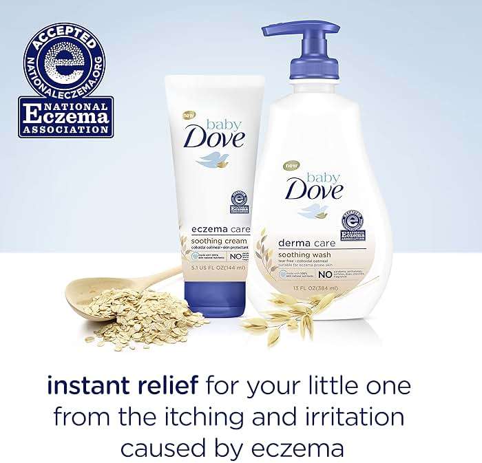 Baby Dove Derma Care Soothing Wash Skin Care with Colloidal Oatmeal Suitable for eczema prone skin 13 oz - Image 5