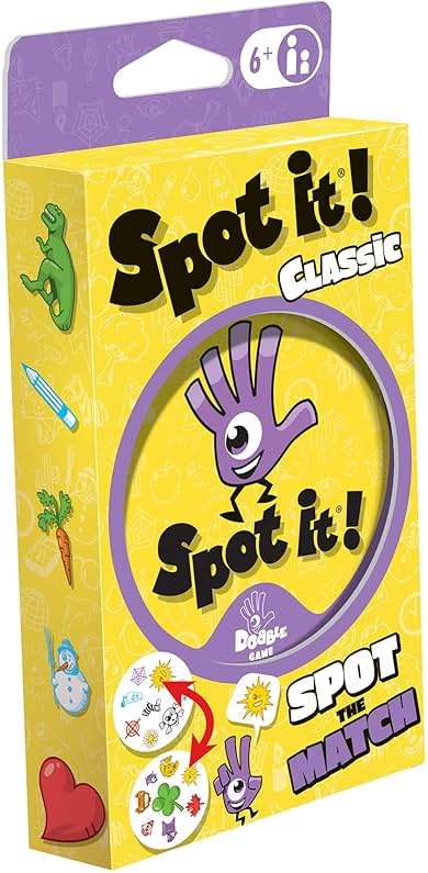 Zygomatic Spot It! Classic Card Game | Game for Kids | Age 6+ | 2 to 8 Players | Average Playtime 15 Minutes | Made - Image 1