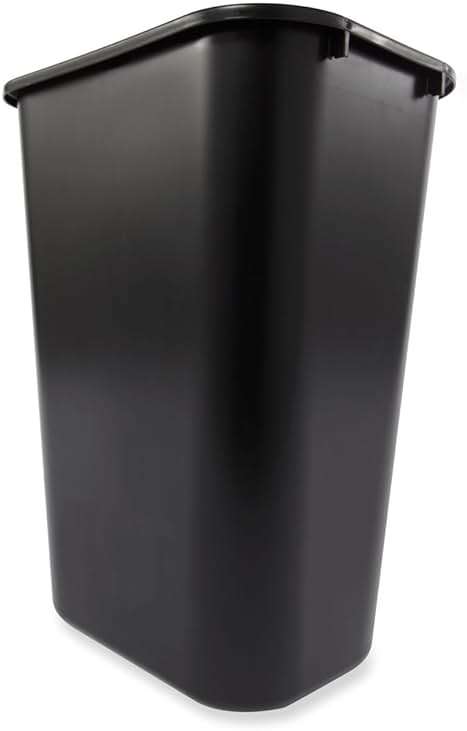 Rubbermaid Commercial Products Deskside Wastebasket/Trash Can, 10.25-Gallon/41-Quart, Black, Plastic, Garbage Can for Home/Office, Fits Under Desk/Sink/Cabinet, Pack of 4 - Image 4