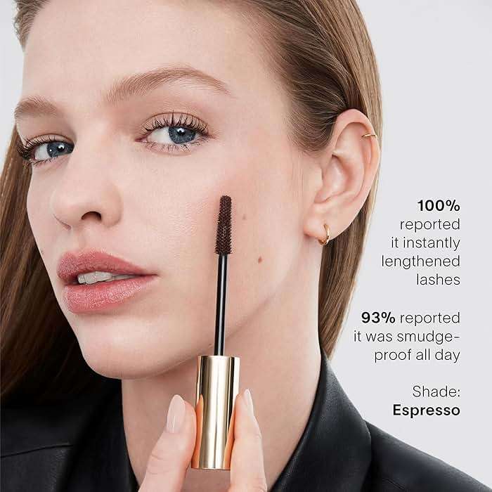 Hourglass Unlocked Instant Extension Mascara, Tubing Mascara Dramatically Lifts, Defines & Lengthens for Fanned-Out Lashes, Natural-Looking Eyelashes for up to 16hrs of Smudge-Proof, Flake-Free Wear - Image 6