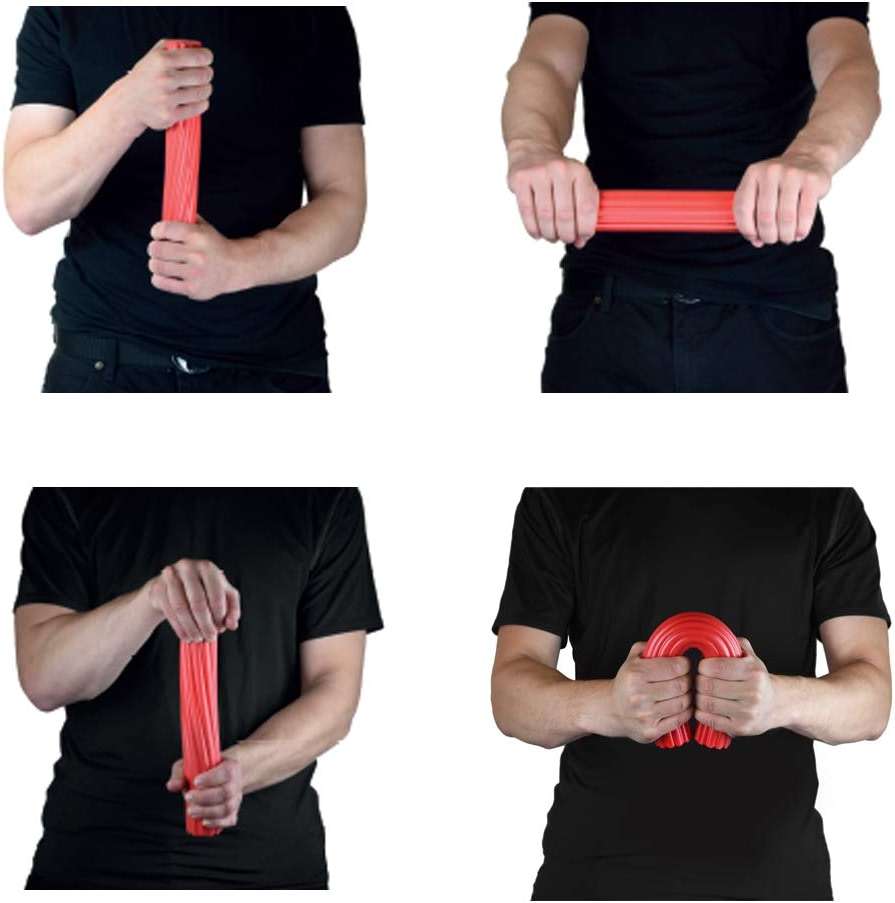 Logest Twist Hand Exerciser Bars for Physical Therapy - Relieves Tendonitis Pain & Improve Grip Strength - Tennis Elbow, Golfer's Elbow, Tendonitis, Wrist, Forearms Pain Relief Hand Therapy Bar - Image 4