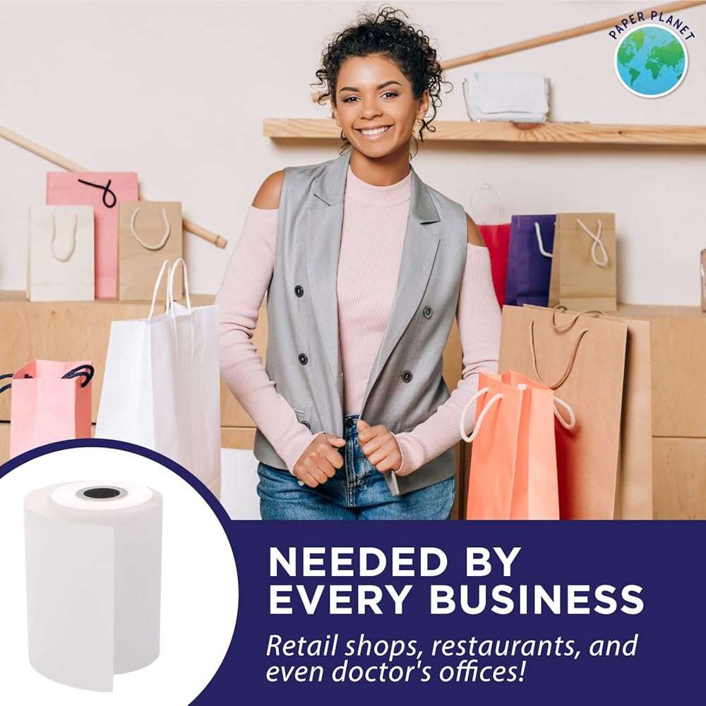 PaperPlanet Thermal Receipt Paper for Clover Flex | 30 Rolls | Compatible with Clover POS models C400 C401 C403 C405 C406 - Image 5
