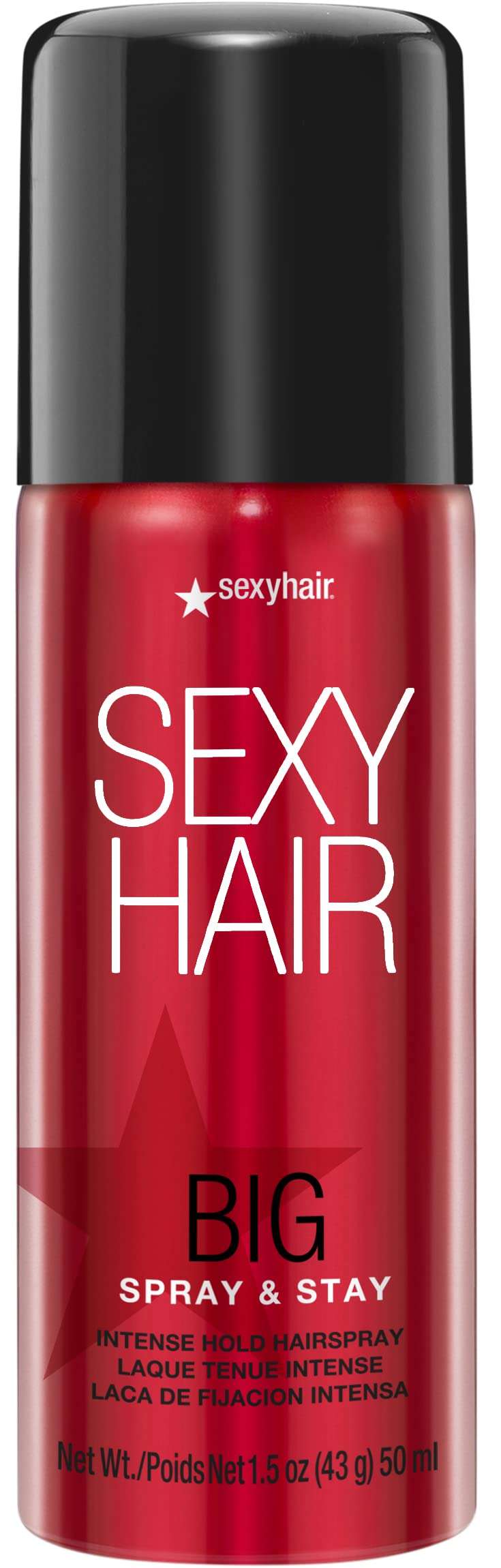 SexyHair Big Spray & Stay Intense Hold Hairspray | Extreme Hold and Shine | Up to 72 Hour Humidity Resistance | All Hair Types - Image 1