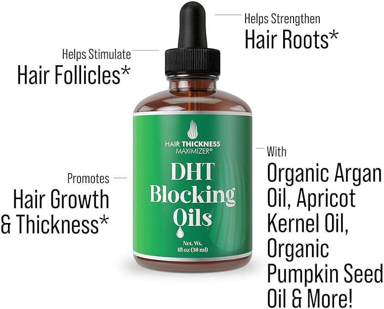 DHT Blocker for Women, Men – Strengthens & Hydrates Thinning, Dry Hair for a Healthier-Looking Scalp – Vegan & Unscented 1oz Serum - Image 2