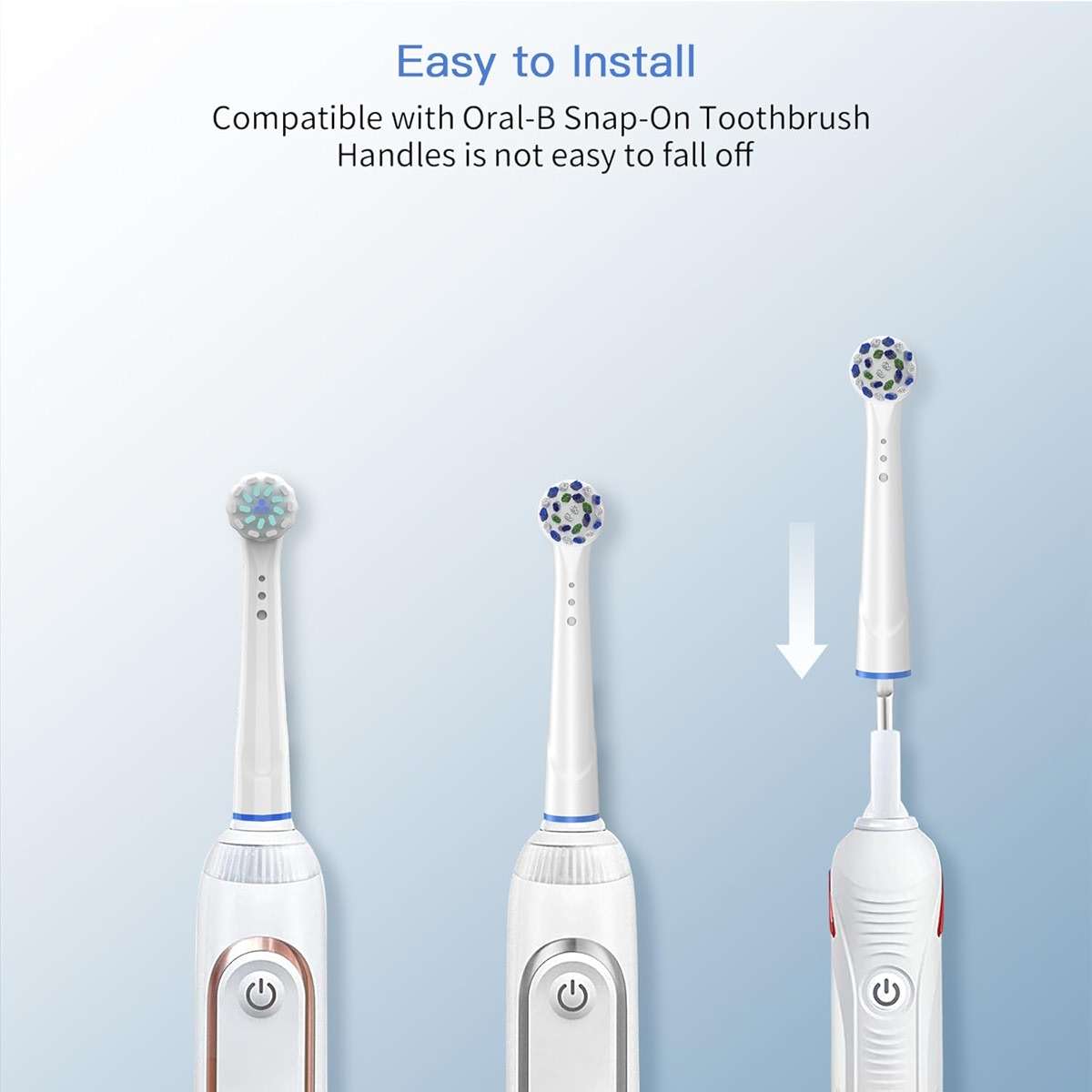 Replacement Toothbrush Heads for Oral B Braun, 8 Pack Professional Electric Toothbrush Heads, Precision Clean Brush Heads Refill Compatible with Oral-B 7000/Pro 1000/9600/ 5000/3000/8000 (8pack) - Image 6
