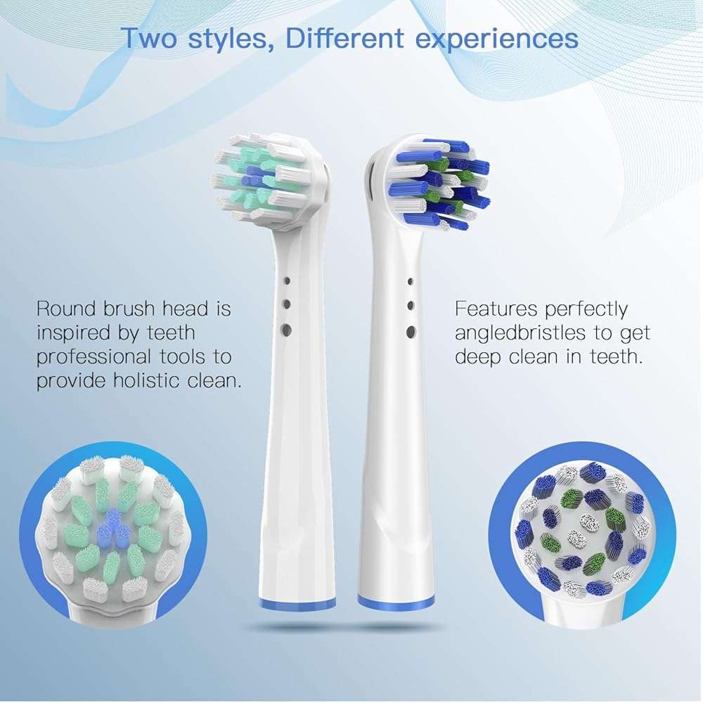 Replacement Toothbrush Heads for Oral B Braun, 8 Pack Professional Electric Toothbrush Heads, Precision Clean Brush Heads Refill Compatible with Oral-B 7000/Pro 1000/9600/ 5000/3000/8000 (8pack) - Image 7